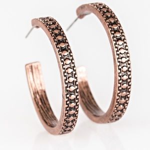 paparazzi Jewelry - ❤️Copper Hoops paparazzi Jewelry - ❤️Copper Hoops